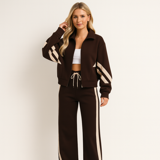 Ziva | Women's set with zipper stripes