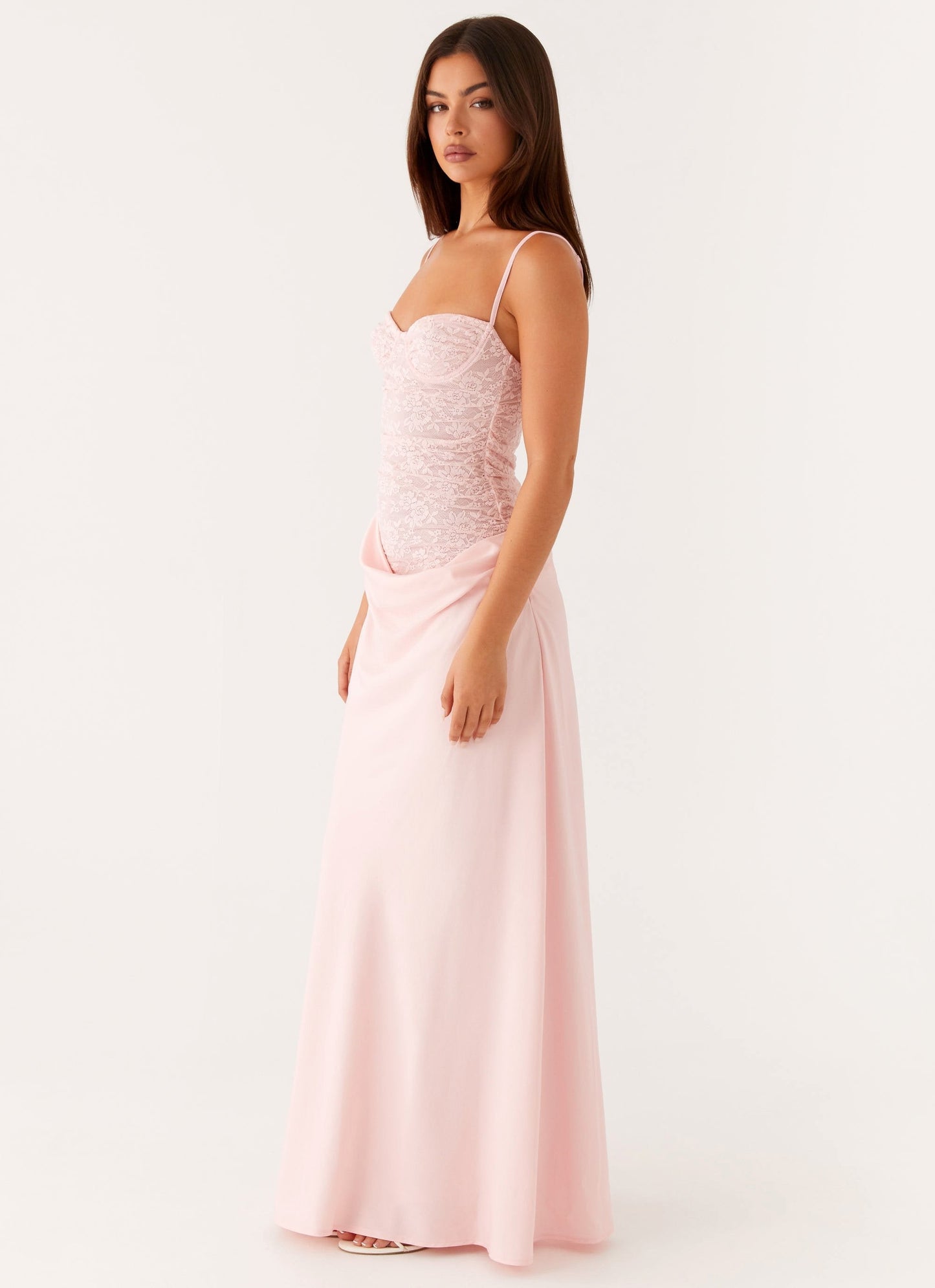 Aspyn | Women's dress with straps and long skirt
