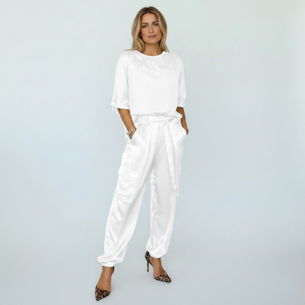 Lotte | Ladies' two-piece set with elastic waist pockets
