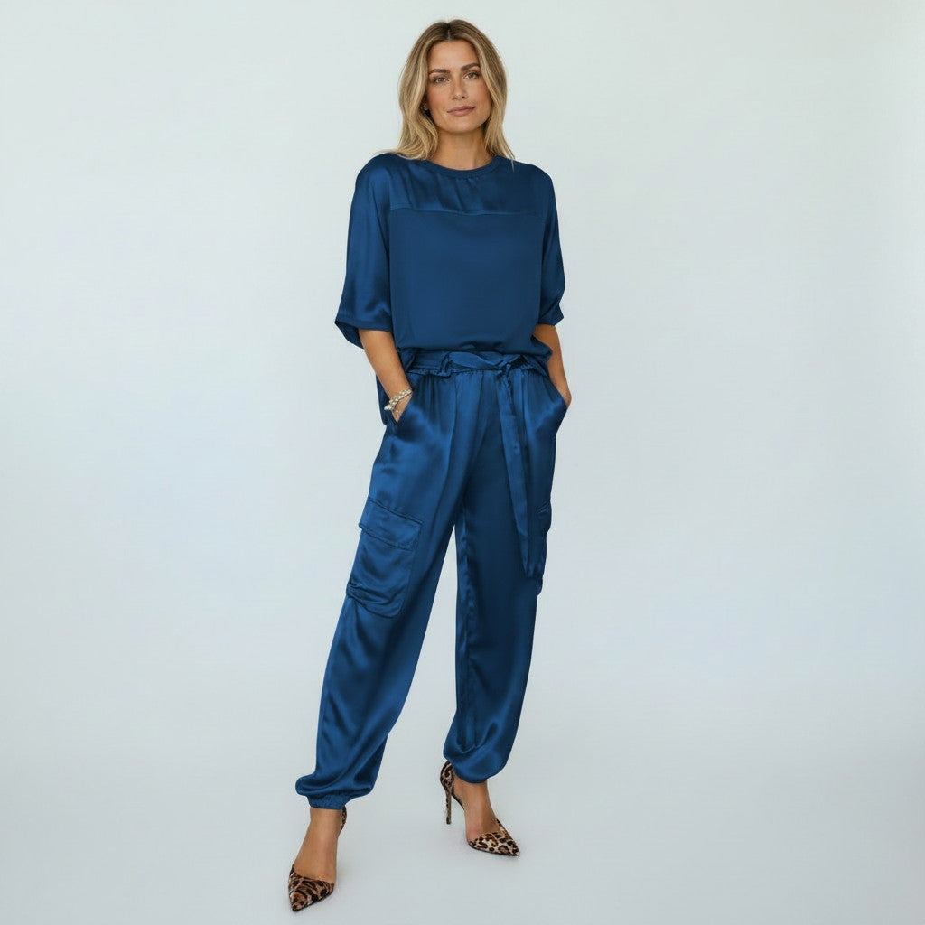 Lotte | Ladies' two-piece set with elastic waist pockets